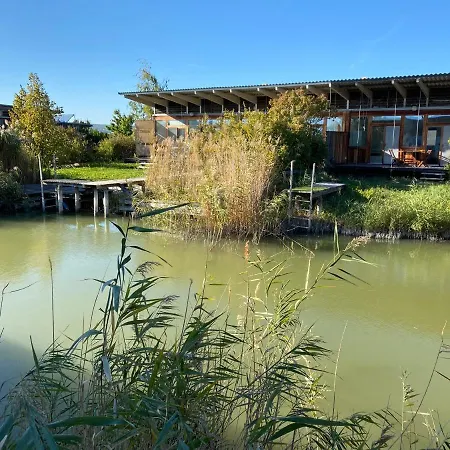 Seevilla Matilda direkt am Ufer Jois Exterior foto