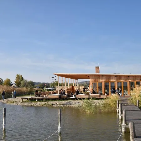 Seevilla Matilda direkt am Ufer Jois Exterior foto